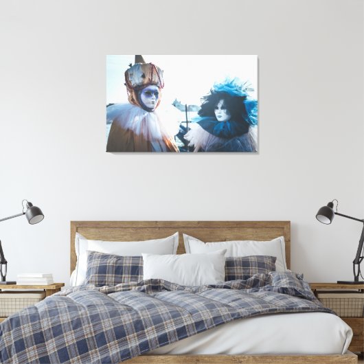 Mehrere Karnevalsmasken in Venedig, Italien Leinwanddruck (Insitu (Schlafzimmer))