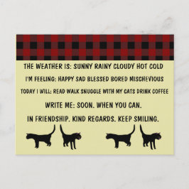 MEHRERE KATASTROPHENPOSTKARTEN FÜR BUSY PERSON POSTKARTE