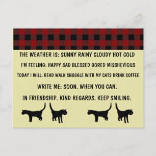 MEHRERE KATASTROPHENPOSTKARTEN FÜR BUSY PERSON POSTKARTE