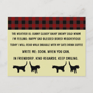 MEHRERE KATASTROPHENPOSTKARTEN FÜR BUSY PERSON POSTKARTE