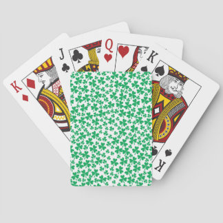 Mehrere Kleeblätter Spielkarten