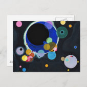 Mehrere Kreise Postkarte (Vorne/Hinten)