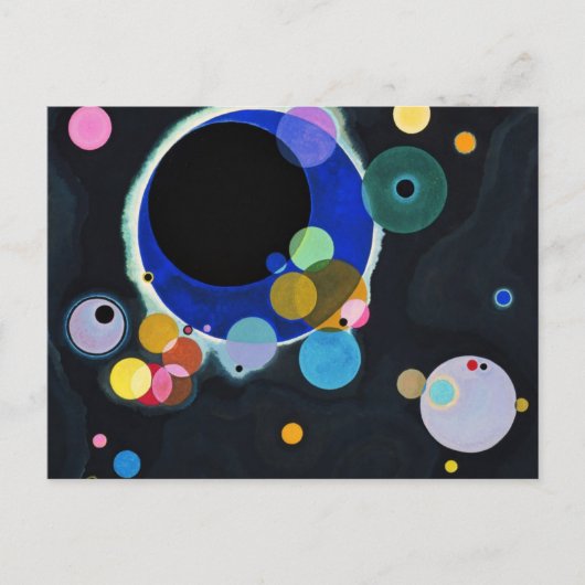Mehrere Kreise Postkarte (Vorderseite)