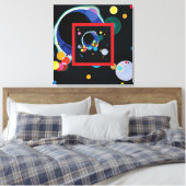 Mehrere Kreise von Wassily Kandinsky Leinwanddruck (Insitu (Schlafzimmer))