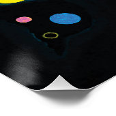 Mehrere Kreise von Wassily Kandinsky Poster (Ecke)