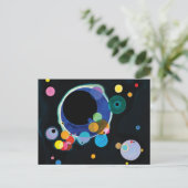 Mehrere Kreise von Wassily Kandinsky Postkarte (Stehend Vorderseite)