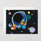 Mehrere Kreise von Wassily Kandinsky Postkarte (Vorne/Hinten)