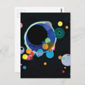 Mehrere Kreise von Wassily Kandinsky Postkarte (Vorne/Hinten)