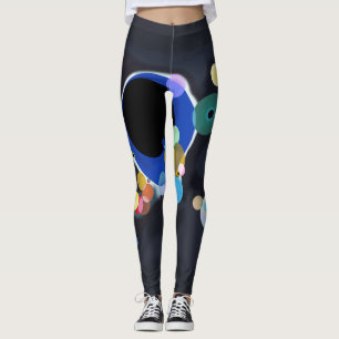 Mehrere Kreise, Wassily Kandinsky digital Leggings