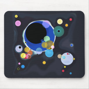 Mehrere Kreise, Wassily Kandinsky digital Mousepad