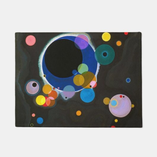 Mehrere Kreise Wassily Kandinsky Fußmatte (Vorderseite)