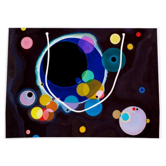 Mehrere Kreise, Wassily Kandinsky Große Geschenktüte (Vorderseite)