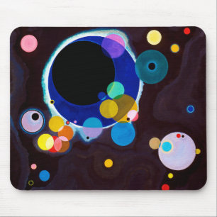 Mehrere Kreise, Wassily Kandinsky Mousepad