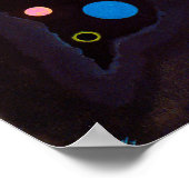Mehrere Kreise, Wassily Kandinsky Poster (Ecke)