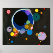 Mehrere Kreise Wassily Kandinsky Poster (Vorne)