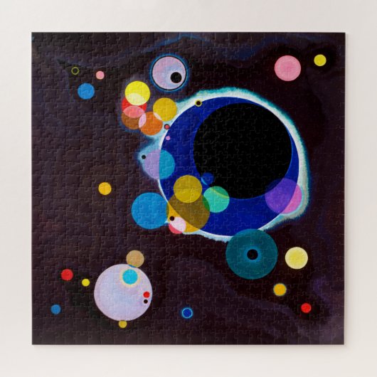 Mehrere Kreise, Wassily Kandinsky Puzzle (Horizontal)