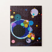Mehrere Kreise, Wassily Kandinsky Puzzle (Vertikal)
