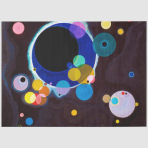 Mehrere Kreise, Wassily Kandinsky Seidenpapier