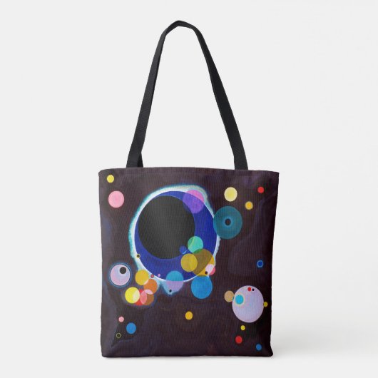 Mehrere Kreise, Wassily Kandinsky Tasche (Rückseite)