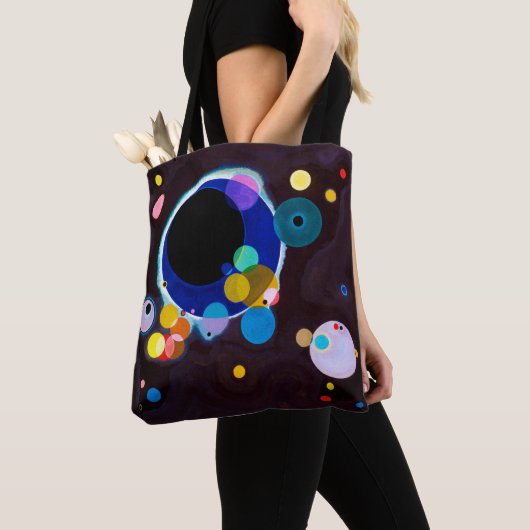 Mehrere Kreise, Wassily Kandinsky Tasche (Von Nahem)