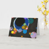 Mehrere Kreise Wassis Kandinsky Karte (Gelbe Blume)