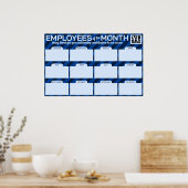 Mehrere Mitarbeiter des Monats-Fotos zeigen Post a Poster (Küche)