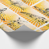 Mehrere Musiknoten Geschenkpapier