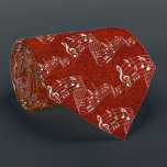 MEHRERE MUSIKNOTEN KRAWATTE<br><div class="desc">MEHRERE MUSIKNOTEN— BEI KANDIERTEM PAPFEL rot— EINEN NAMEN ODER EIN MONOGRAMM HINZUFÜGEN</div>