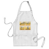 Mehrere Musiknoten Schürze (Vorne)