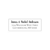 Mehrere Personalisierte Rücksendeadresse Skriptnam Permastempel (Design)