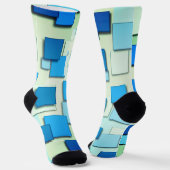 Mehrere Schattierungen des geometrischen Designs d Socken (Gewinkelt)