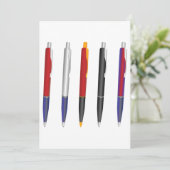 Mehrere Stifte Einladung (Stehend Vorderseite)