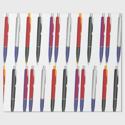 Mehrere Stifte Geschenkpapier (Flach)