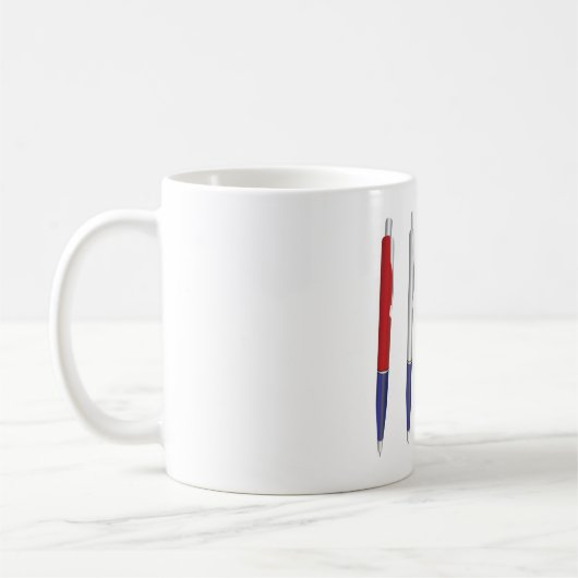 Mehrere Stifte Kaffeetasse (Links)