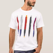 Mehrere Stifte T-Shirt (Vorderseite)