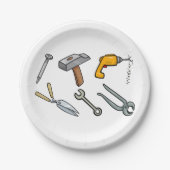 Mehrere Tools Pappteller (Vorderseite)