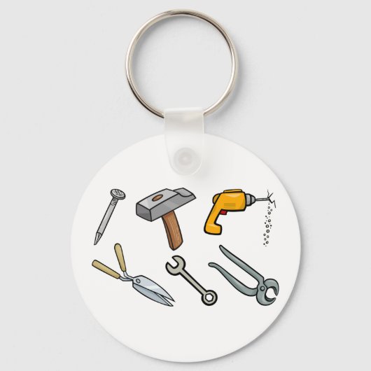 Mehrere Tools Schlüsselanhänger (Vorderseite)
