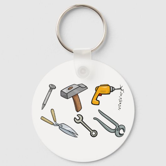 Mehrere Tools Schlüsselanhänger (Rückseite)