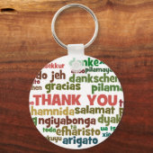 Mehrere Wege, um Ihnen in vielen Sprachen zu danke Schlüsselanhänger (Vorderseite)