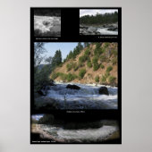 Mehrere Whitewater-Bilder Poster (Vorne)