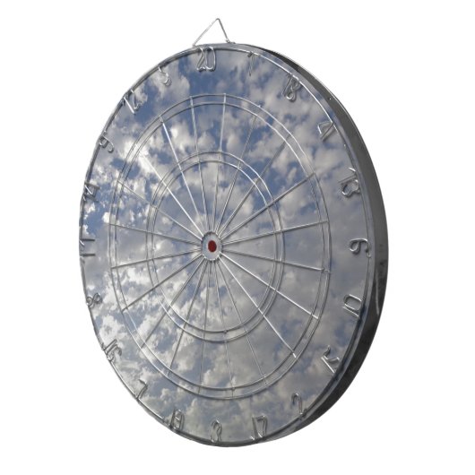Mehrere Wolken, Sky View Dartscheibe (Vorderseite rechts)