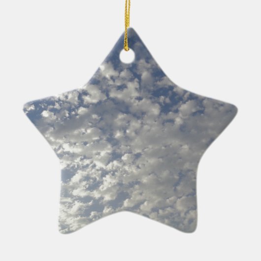 Mehrere Wolken, Sky View Keramikornament (Vorne)