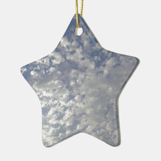 Mehrere Wolken, Sky View Keramikornament (Links)