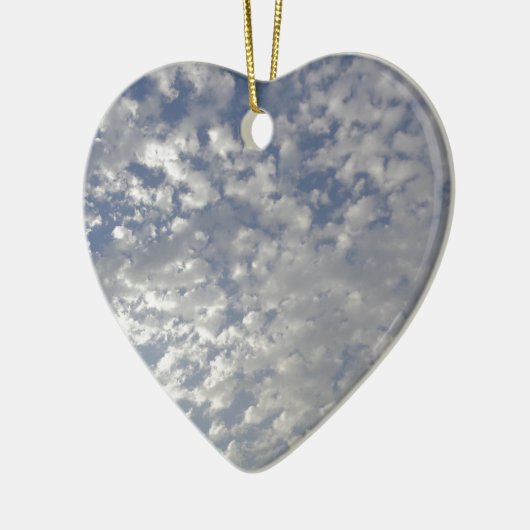Mehrere Wolken, Sky View Keramikornament (Links)