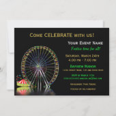 MEHRERE ZWECKE - GEBURTSTAG - PARTY EINLADUNG (Rückseite)