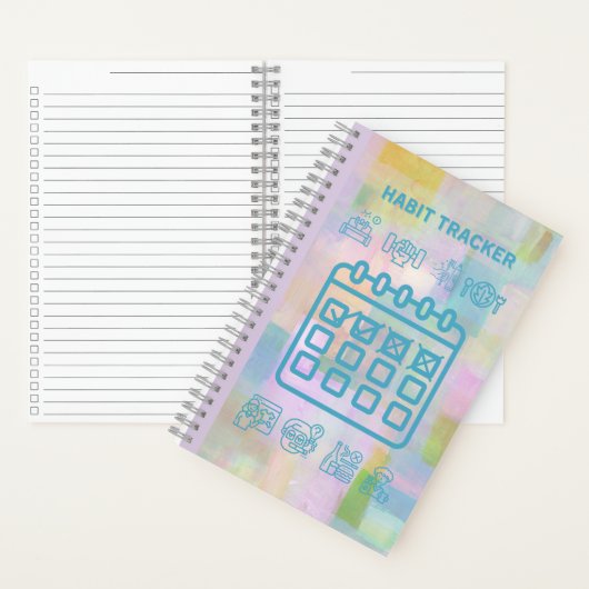 MEHRERES HABIT-TRACKER-NOTEBOOK NOTIZBLOCK (Innen)