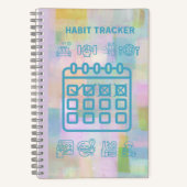 MEHRERES HABIT-TRACKER-NOTEBOOK NOTIZBLOCK (Vorderseite)