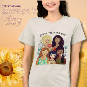 Mehrethnische Frauenfiguren IWD-T - Shirt