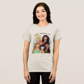 Mehrethnische Frauenfiguren IWD-T - Shirt (Vorderseite voll)