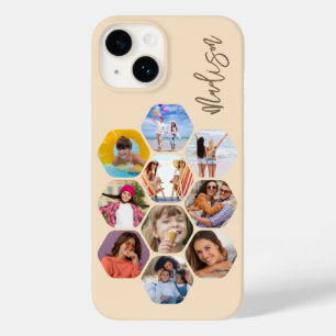 Mehrfach-Foto-Collage Einfach Modern Personalisier Case-Mate iPhone 14 Hülle